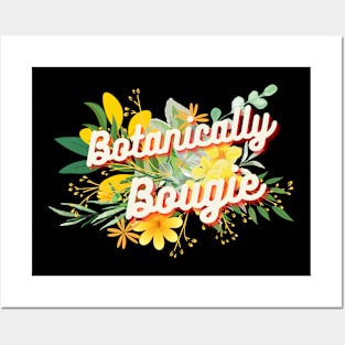 Botanically Bougie Yellow Posters and Art